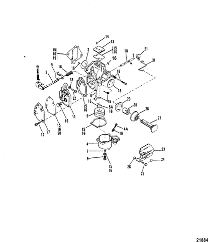 Carburetor Assembly(SeaPro/Marathon 10)